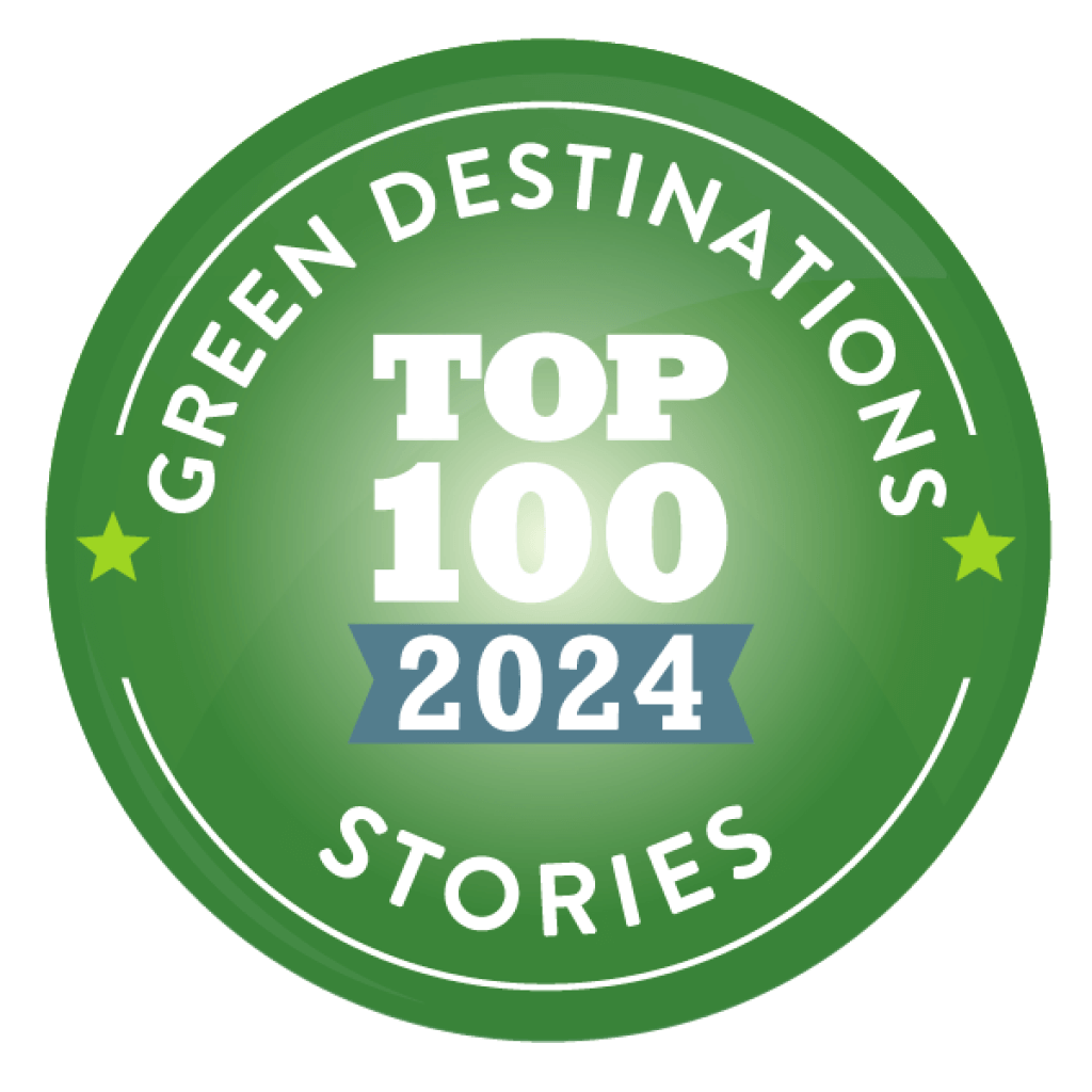 Logo of Green Destinations Top 100 Story awards